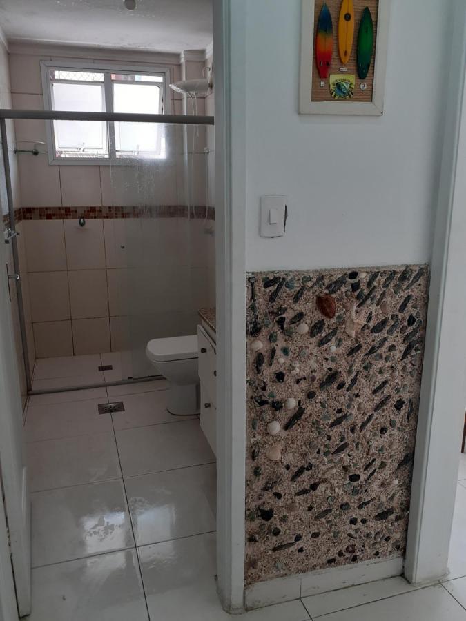Apartamento Vento E Mar - 2 Quartos Com Sacada Na Quadra Da Praia Do Gonzaga Santos  Buitenkant foto