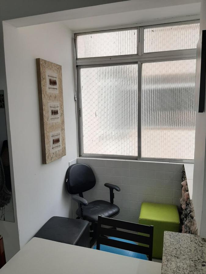 Apartamento Vento E Mar - 2 Quartos Com Sacada Na Quadra Da Praia Do Gonzaga Santos  Buitenkant foto