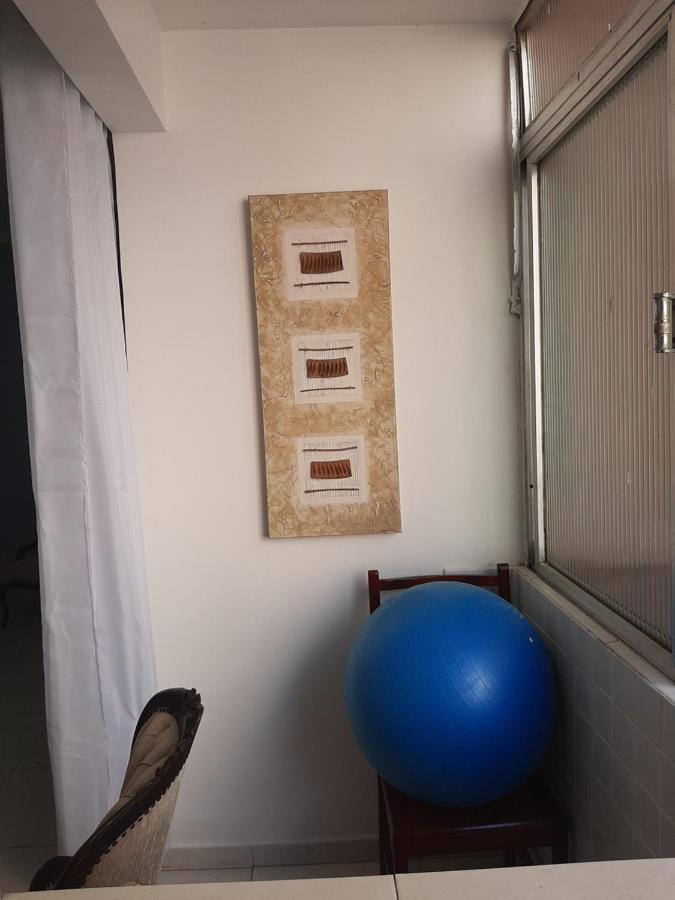 Apartamento Vento E Mar - 2 Quartos Com Sacada Na Quadra Da Praia Do Gonzaga Santos  Buitenkant foto
