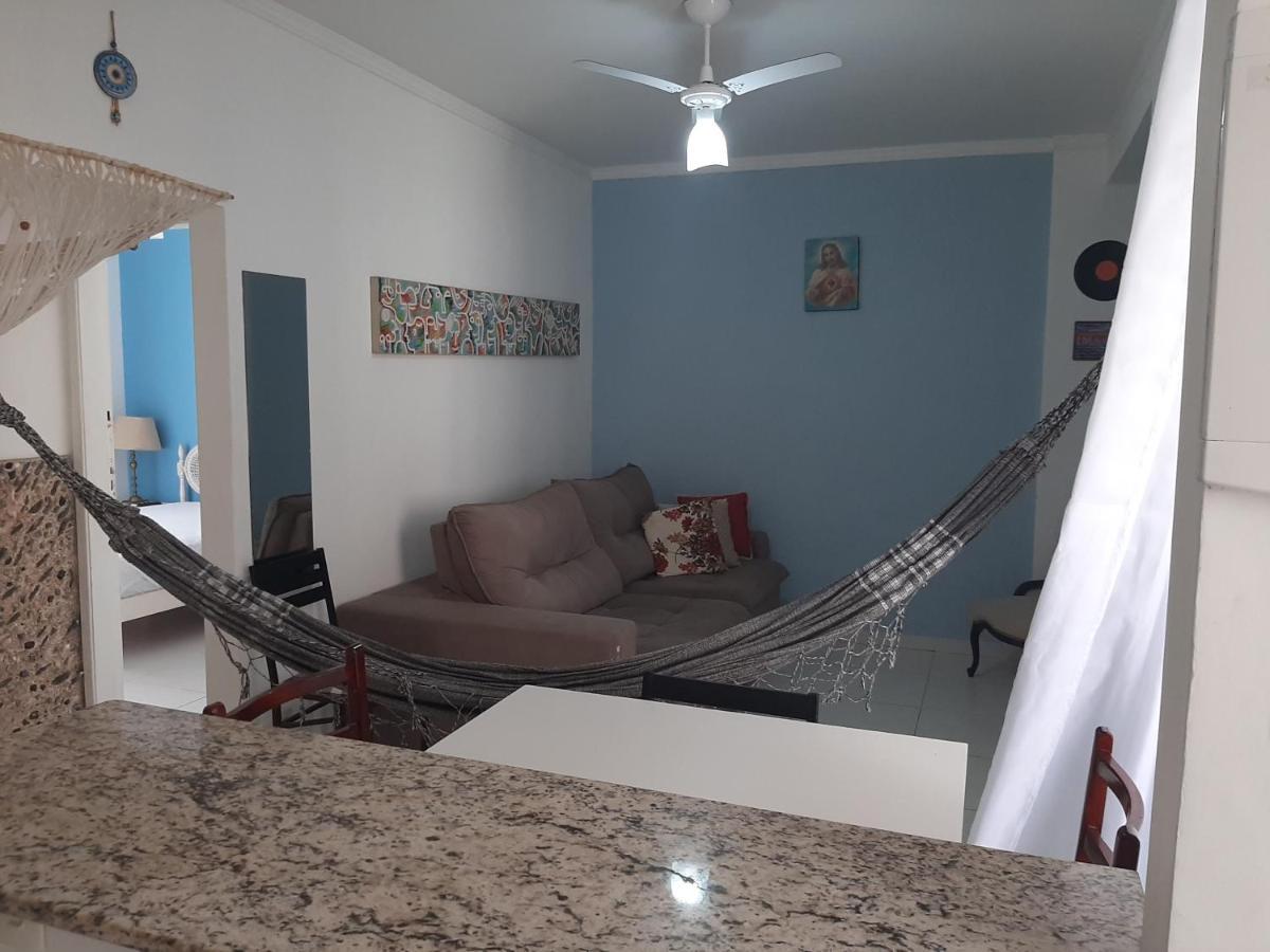 Apartamento Vento E Mar - 2 Quartos Com Sacada Na Quadra Da Praia Do Gonzaga Santos  Buitenkant foto